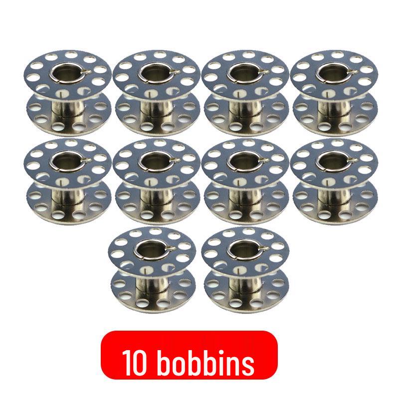 Zestaw części zamiennych do maszyny do szycia w stylu vintage: Płytka ściegowa, bębenek i trzpień napędzane pedałem - Marka Flying Man Butterfly.