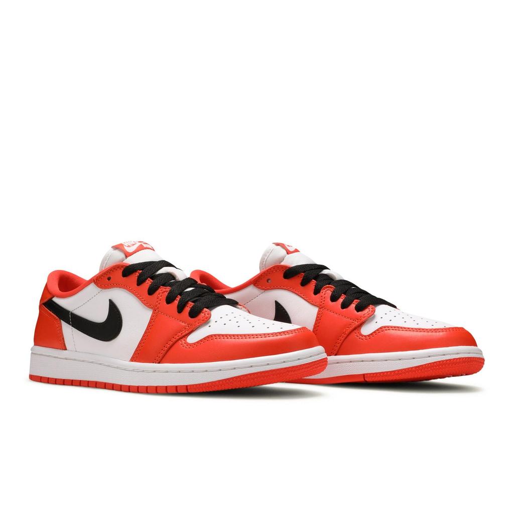 Womens Air Jordan 1 Retro Low OG 'Starfish' (women's sizes) Starfish / White / Black Vintage Basketball Shoes CZ0775 801