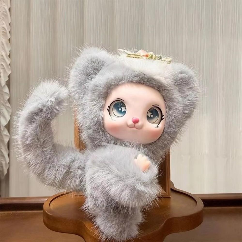 Soft Fluffy Bag Charm Ornaments Plush Doll Pendant Creative Bear Plush Keychain Birthday Gift