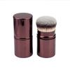 Retractable Foundation Brush Portable Makeup Brush with Dense Synthetic Bristles for Smooth Application and Easy Cleaning