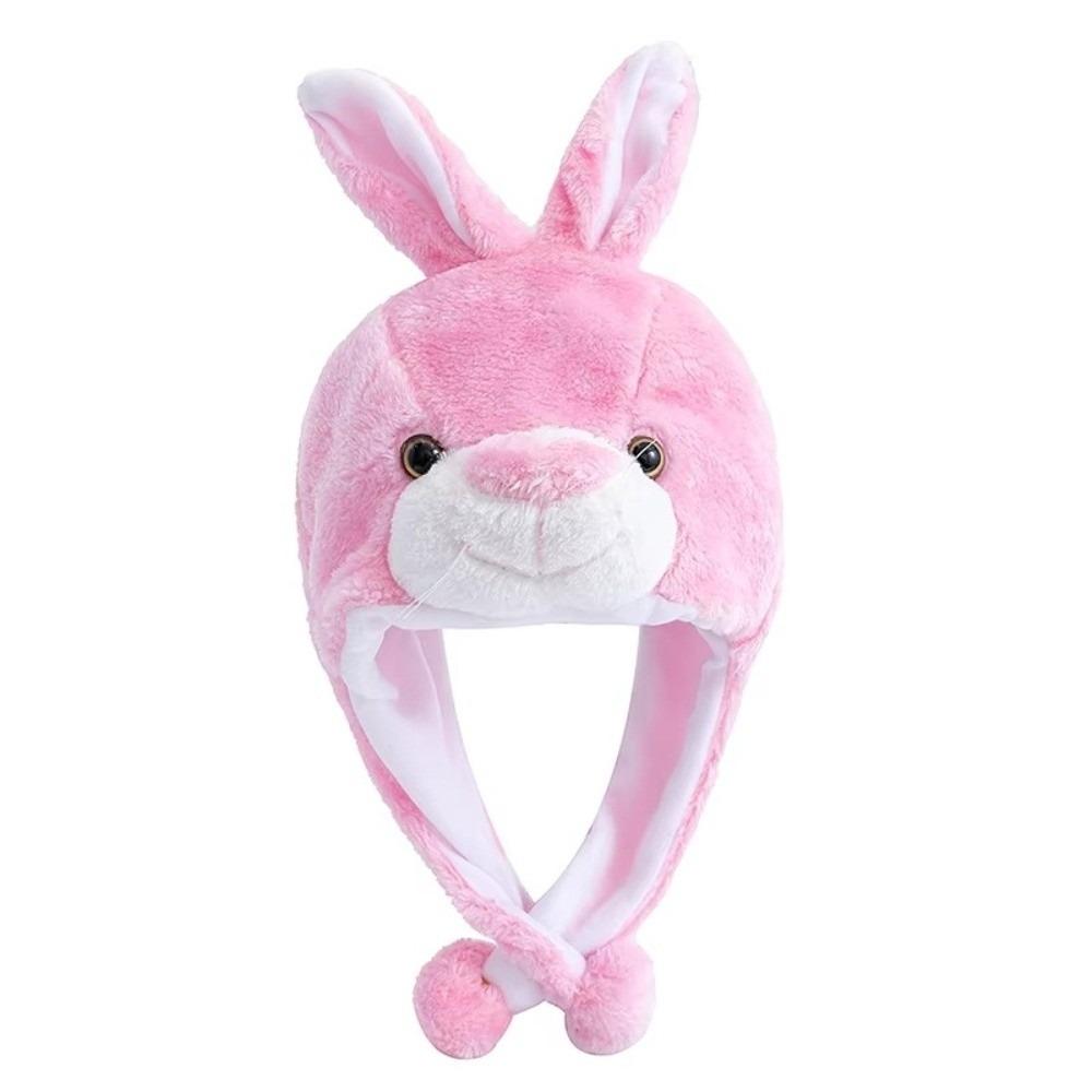 Tiger Animal Earflap Cap Pig Ear Protection Hat Kawaii Plush Beanies Women