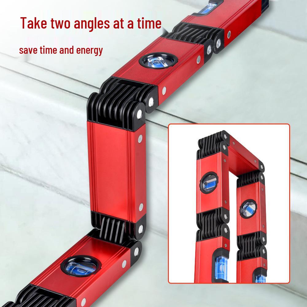 Hochpräzise Multifunktionale Magnetische Klappwasserwaage für Holzbearbeitung