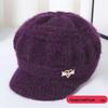 Stylish Women's Autumn & Winter Faux Mink Fur Hat for Middle-Aged & Elderly