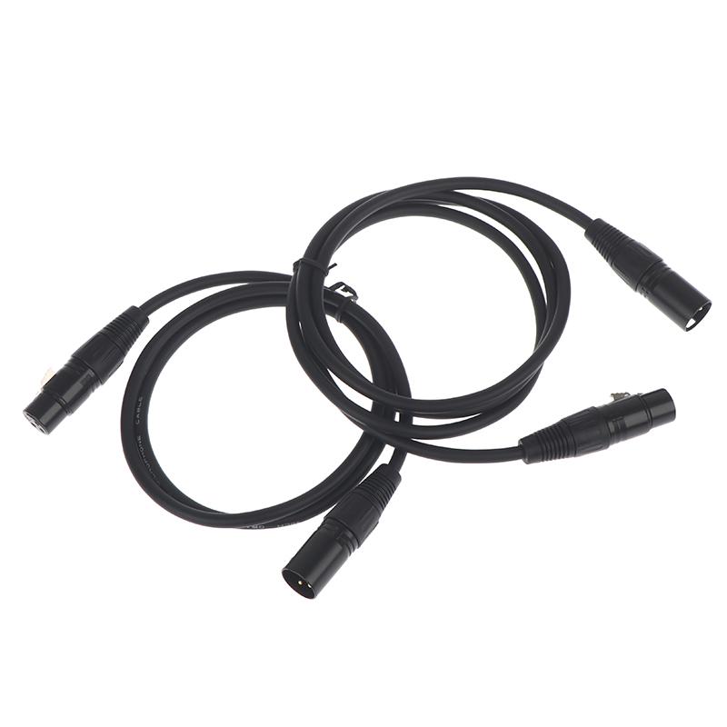 DMX 3-PIN DMX512 Male To Female Cable LED PAR Stage Light DMX Signal Line Dj Equipment DMX512 Signal Line Xlr Connector
