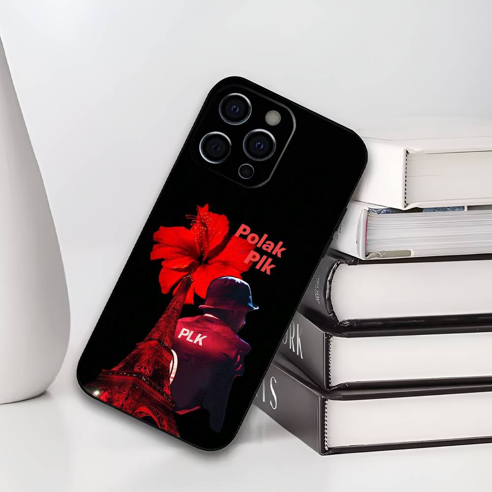 PLK French Rapper Phone Case For IPhone 17,16,15,14,13,12,11,Plus,Pro,Max,Plus,XS,soft Case Black Silicone