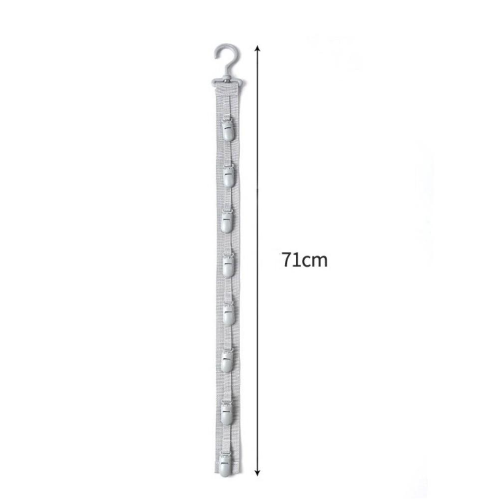 Portable with 8 Clips Wardrobe Hat Rack Space Saving with Hook Hat Storage Clips Multipurpose Hat Hanger Closet