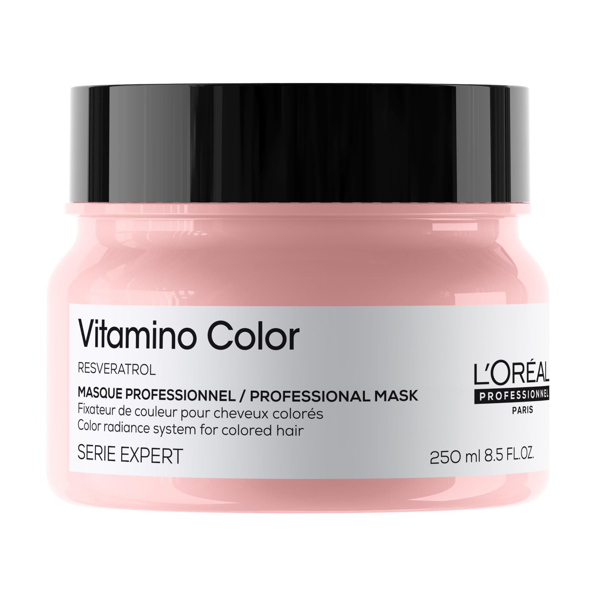 Профессиональная маска Vitamino Color для волос 250 мл Уход за волосами Уход за цветом Интенсивная Легкая текстура L Oréal белый