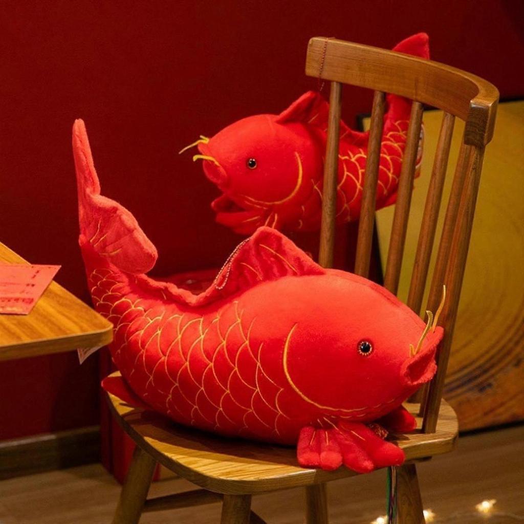 Plush Animal Doll 16inch Fish Plush Toy for Boys Girls Adults Birthday Gifts
