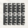 10 Pieces Door Hinge Repair Shim Coated Finish Easy to Install Hole Filler Plate for