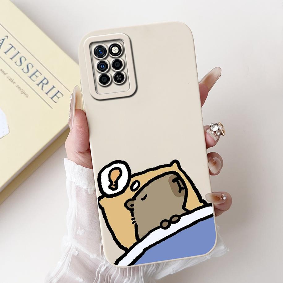 For Infinix Note 10 Pro Case X695 X695D Cover Fashion Painted Soft Silicone Phone Cases For Infinix Note 10 Note10 Pro NFC Funda