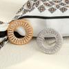 1PC Dual-purpose Silk Scarf Clip Brooch Multi-functional Pin, Women's Silk Scarf Buckle High-end Corner T-shirt Clothes Knotted Hem Decorative Brooch
