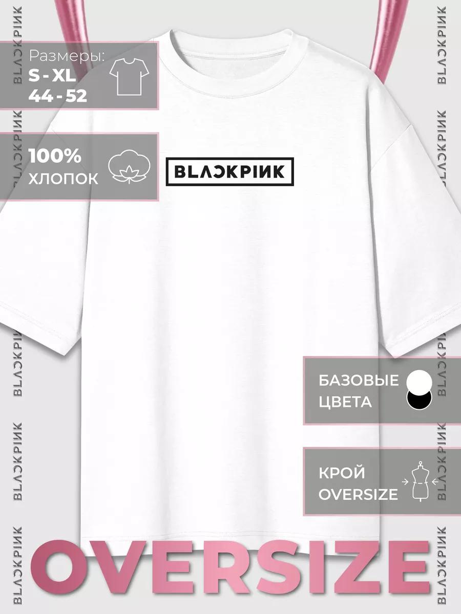 Oversized T-shirt with BLACKPINK print 2XL