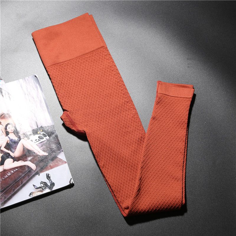 European and American Cattle Goods Professional Elastic Quick-Dry plus Size Workout Pants Orange M