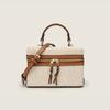 ZR Home Women Box Bags,Women Luxury Handbags Designer Pactwork Canvas Bag,Women Casual Fashion Messenger Crossbody Bag