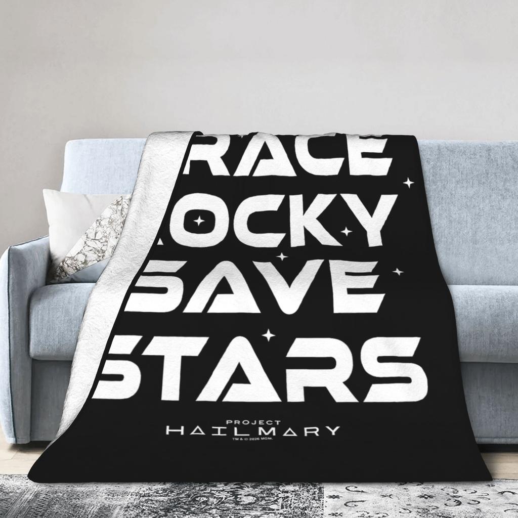 Project Hail Mary Grace Eridani-Rocky Star Fashion Blankets Poster Flannel Throw Fashion Blanket Sofa Decoration Soft Warm Bedspreads Porta