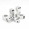 Pillar fixing clamp vertical fixed diameter fastening aluminum alloy optical axis cross block steel pipe fixing bracket connecti