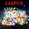144pcs  Pikachu Action Figure Toys Mini Figures Model Toy Pikachu Anime Doll Birthday Christmas Gifts Figurines Twisted Models