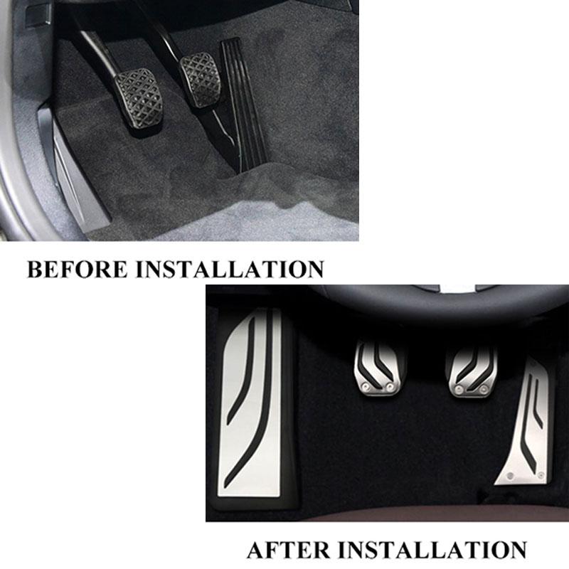 Car Pedal Cover for BMW 3 Series G20 G21 330i 330e 430i 440i 2019 - 2026 2026 LHD Gas Brake Pedals Foot Rest Pad Accessories