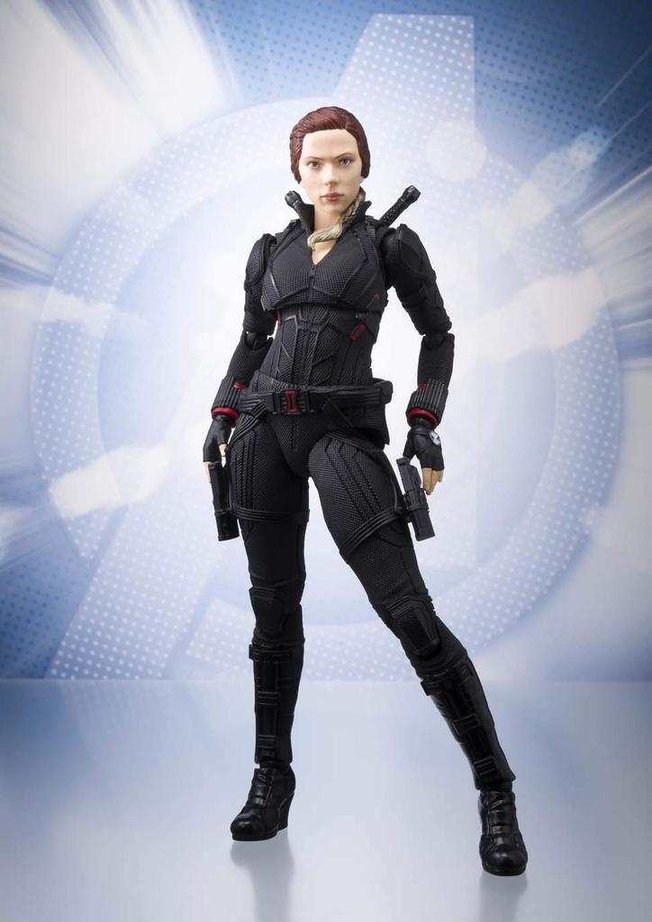 TAMASHII NATIONS Avengers Black Widow 150mm malovaná pohyblivá figurka SHFiguarts (Avengers/Konec hry) Cca. PVC a ABS