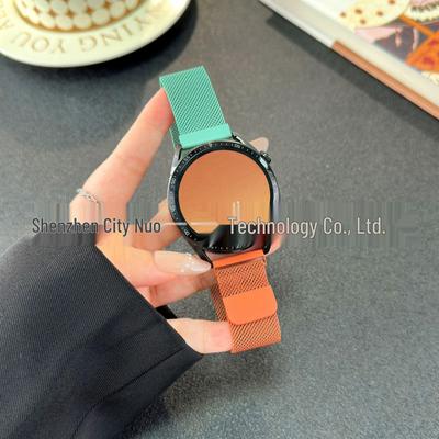 Magnetic Milanese Steel Strap for Huawei GT6, Samsung, Huami, Xiaomi, Garmin S4 - Sizes 18/20/22mm