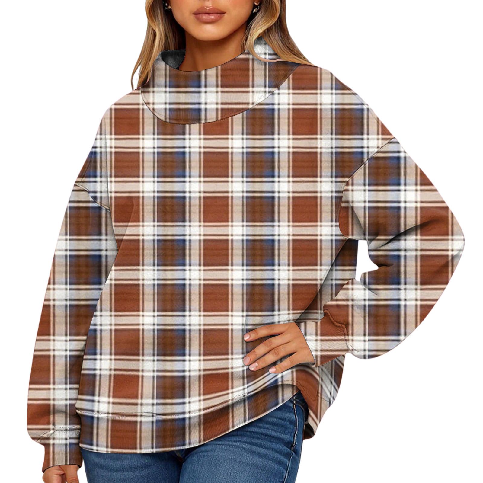 

Женский модный свитшот с длинными рукавами и высоким воротом с принтом XL арбуз красный