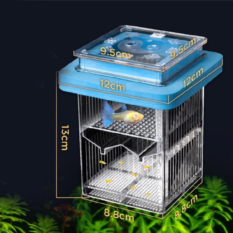 Acrylic Fish Breeding Box for Hatchery and Isolation for Aquariums Breeding Box Double Layer