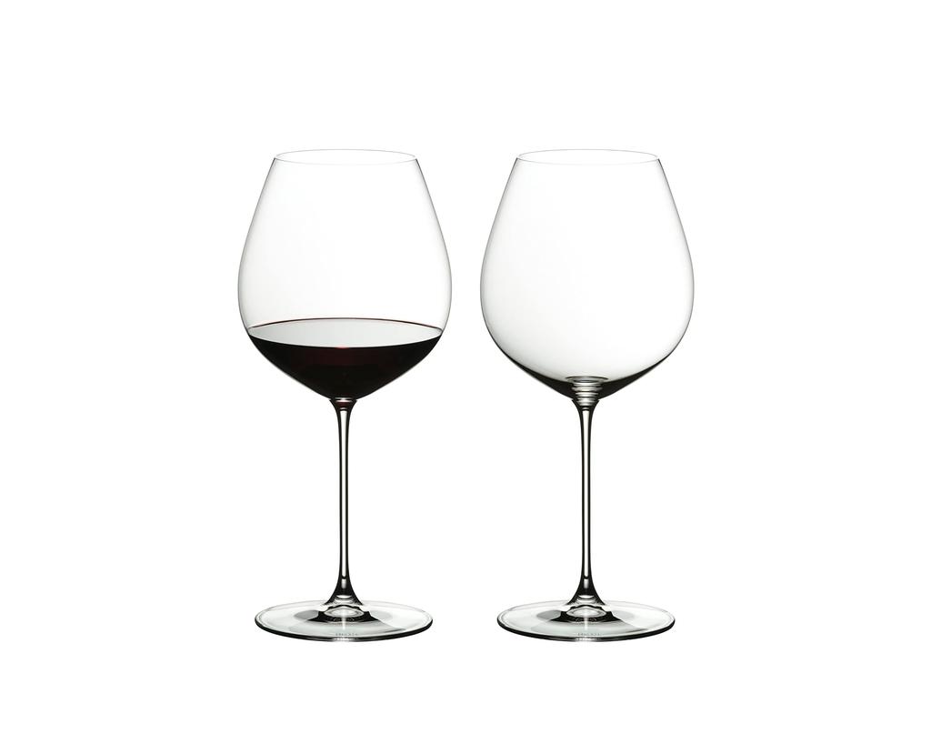 Authentic RIEDEL Veritas Red Wine Glasses, Pair, 705ml, Old World Pinot Noir, 6449/07