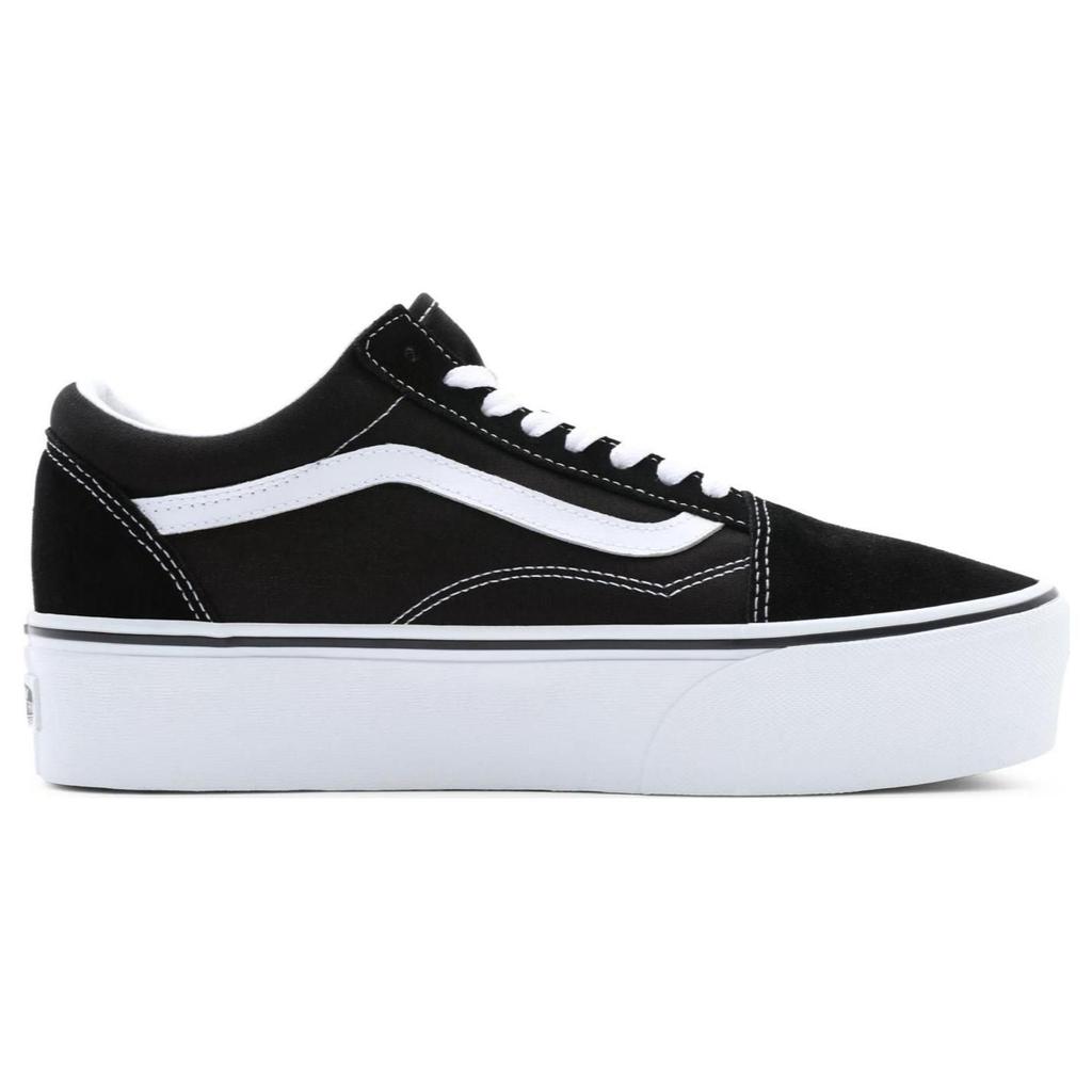 Vans Old Skool Stackform Black White Unisex Sneakers True-White VN0A7Q5M6BT