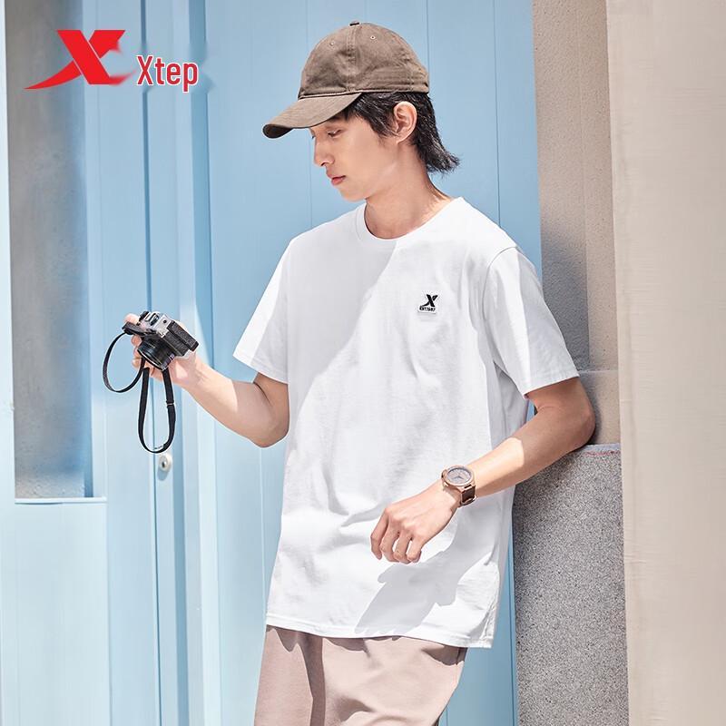 Xtep Unisex Summer Cotton Moisture-Wicking T-shirt