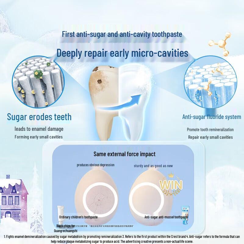 Crest Kids Anti-Cavity & Whitening Toothpaste (Frozen Edition, 2-Pack)