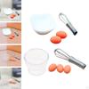 1/12 Miniature Egg Beater Set Doll Accessories Decoration Pretend Play Scene with Bowl Eggs for Home