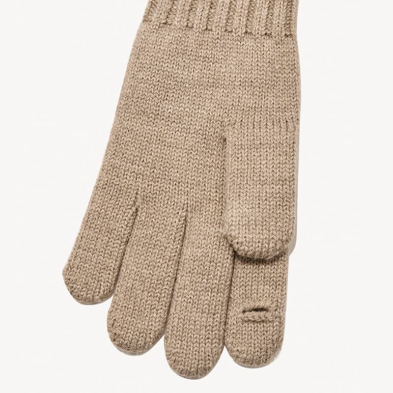 RIDIFI Fingerless Long Wool Gloves (beige)
