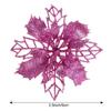 Artifical Glitter Home Xmas Ornaments Fake Flowers Christmas Tree Decorations Christmas Flowers