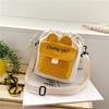 Cute Small Canvas Bucket Bag With Drawstring Closure For Daily Use Girls