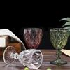 Plastic Wine Glass Cups Vintage Wine Cup 330Ml Embossment Juice Drinking Cups