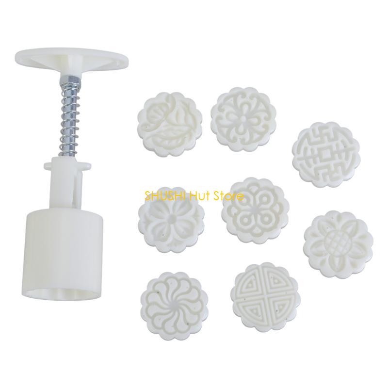 

25g Dessert Pressing Molds Flower Pattern Baking Pastries Molds Plastic Texture D57B прозрачный