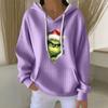 Women's Fashion Casual Christmas Angel Print Pullover Long-Sleeve Sweatshirt