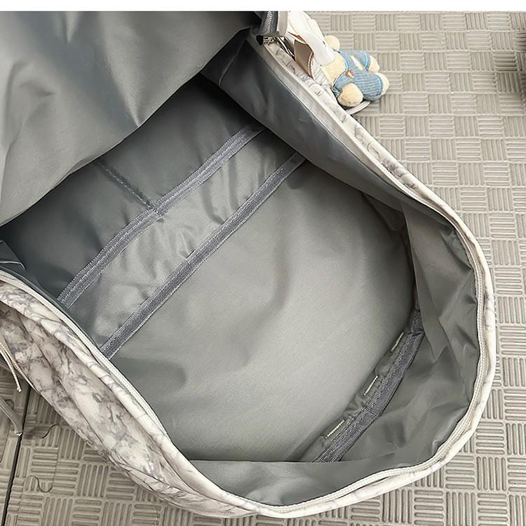 School bag 2025 new backpack light leisure simple outdoor travel backpack junior high school large capacity versatile school bag