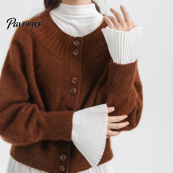 Versatile Clothing Accessories Pleated Fake Sleeve Cuffs for Women, French Style Detachable Stylish Layering Essentials Extenders with Buttons,