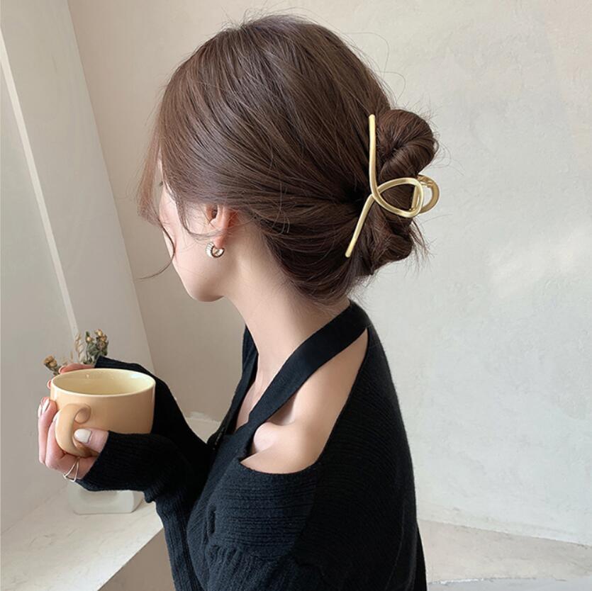 30 Stiluri Clip Mare Tip Gheară Pentru Păr Pentru Femei Accesorii de Păr Trend Metal Auriu Argintiu Punk Geometric Fluture Perle Clemă de Păr