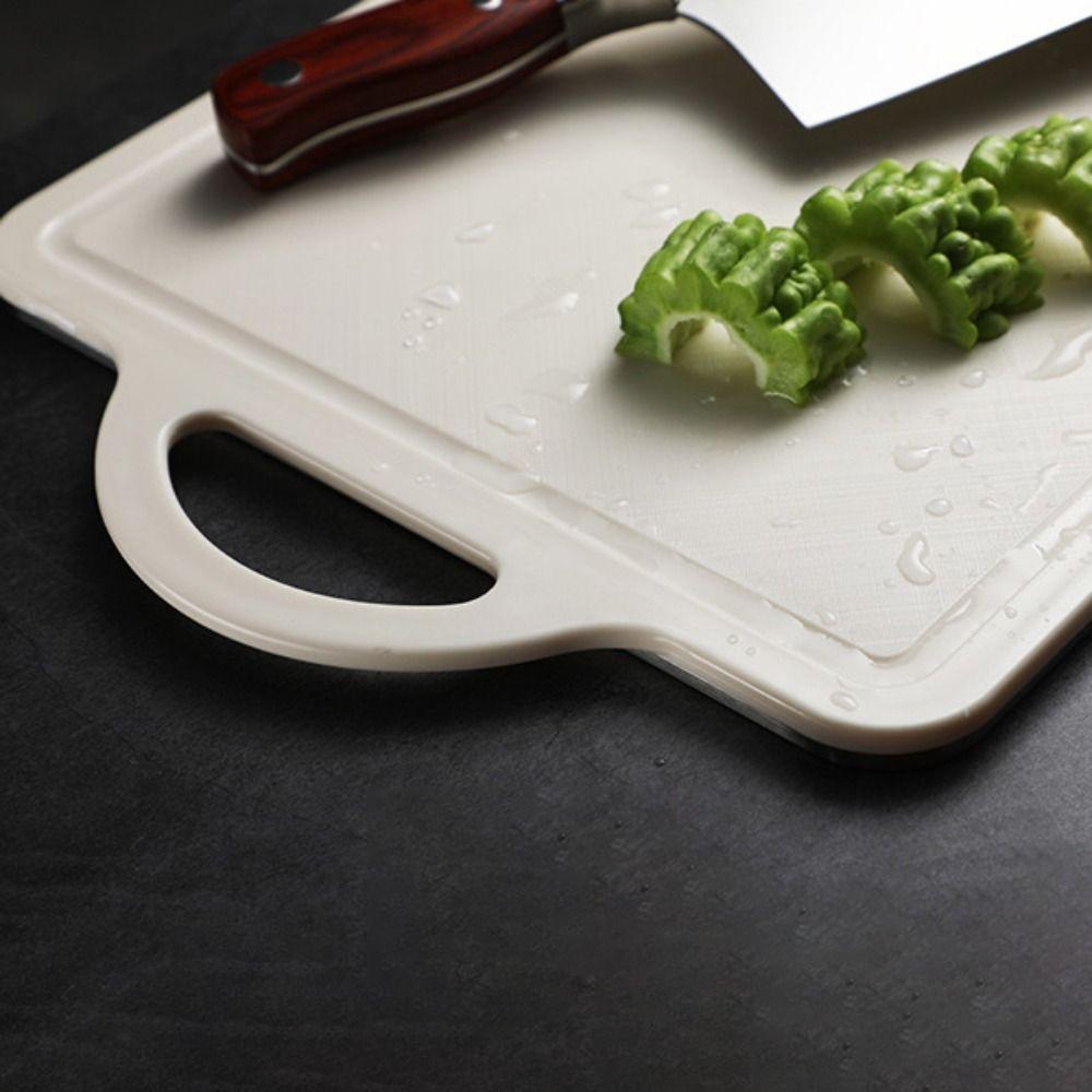 304 Stainless Steel and PP Double-sided Cutting Board Chopping Board  Fruits and Vegetables