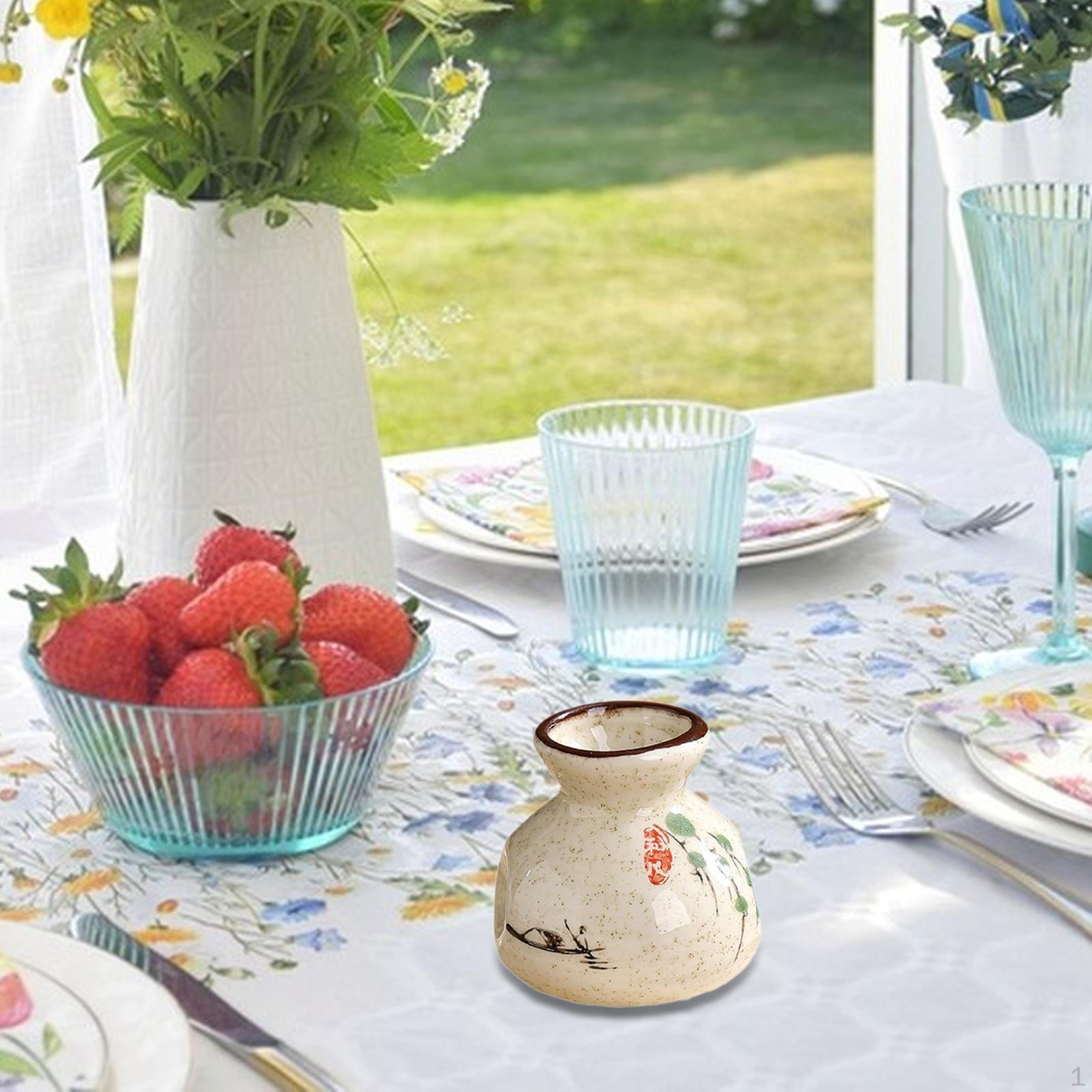 

Ceramic Jar for Toothpick Storage in Office And Hotel D