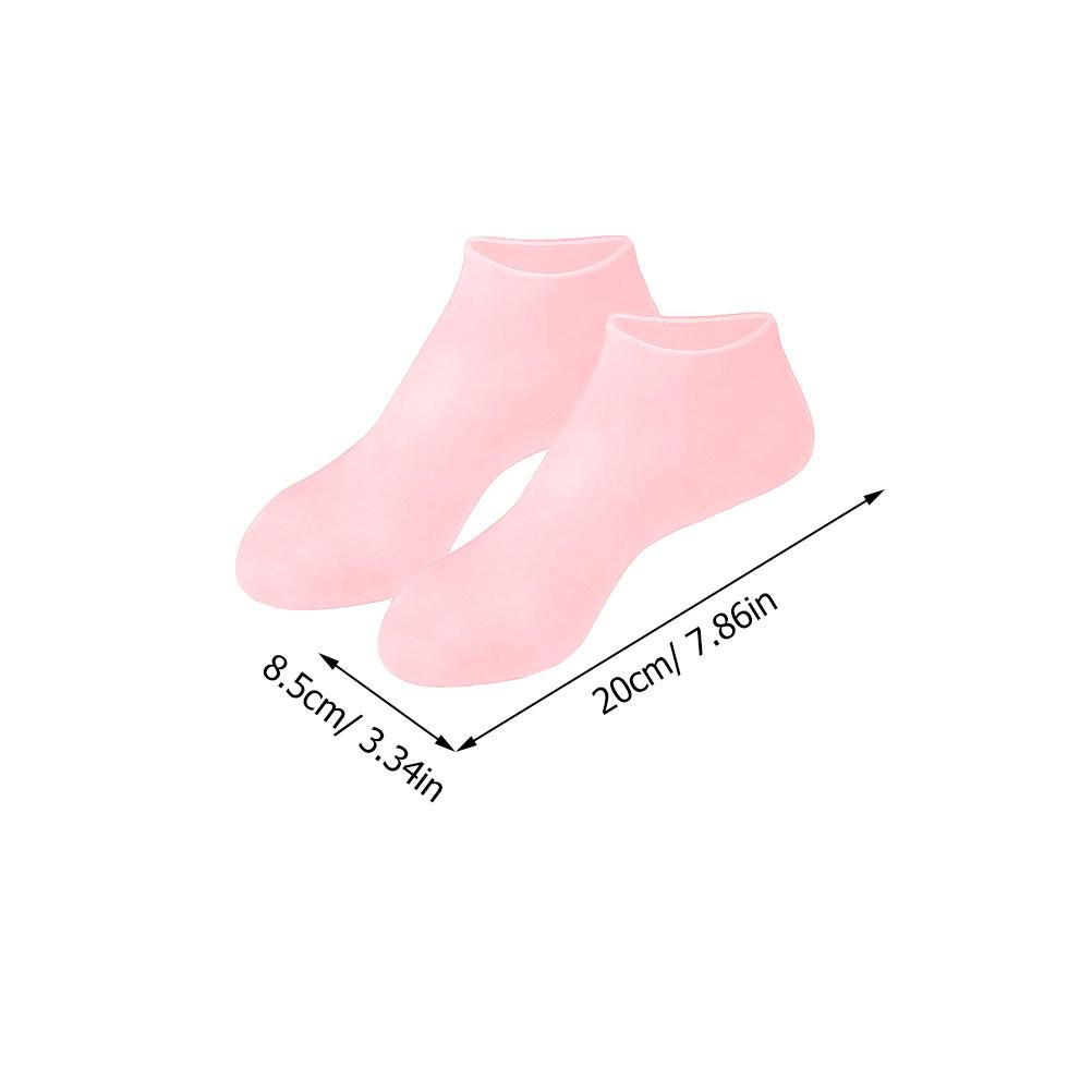 3Pairs Supple Moisturizing Socks for Cracked Heels Professional Foot Care Spa Supplies Locks In Moisture Exfoliation