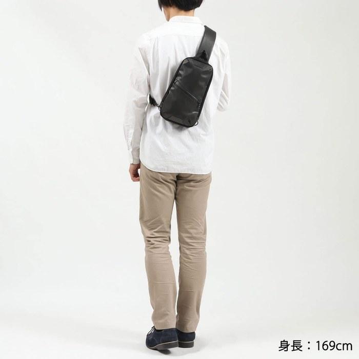 [Masterpiece] Men's Shoulder Bag Progress Coating Ver. Free Size 02393-sc-010 Black