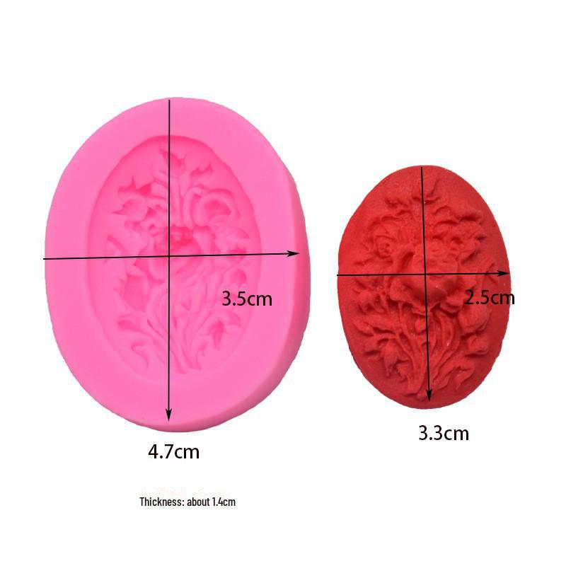 Chou Kai Rose Silicone Mold for DIY Flower Cakes, Fondant, and Chocolate Baking Tools.