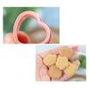 10Pcs Cartoon Pattern Cookie Cutter Plastic Cookie Fondants Molds Easy To Clean
