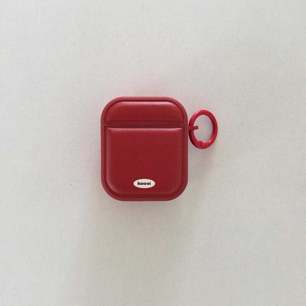 

Простой бордовый праздничный защитный чехол для Apple AirPods Pro 3 чехол для беспроводных Bluetooth-наушников airpodspro2 AirPods 4-го поколения Праздник Весны Airpods 2