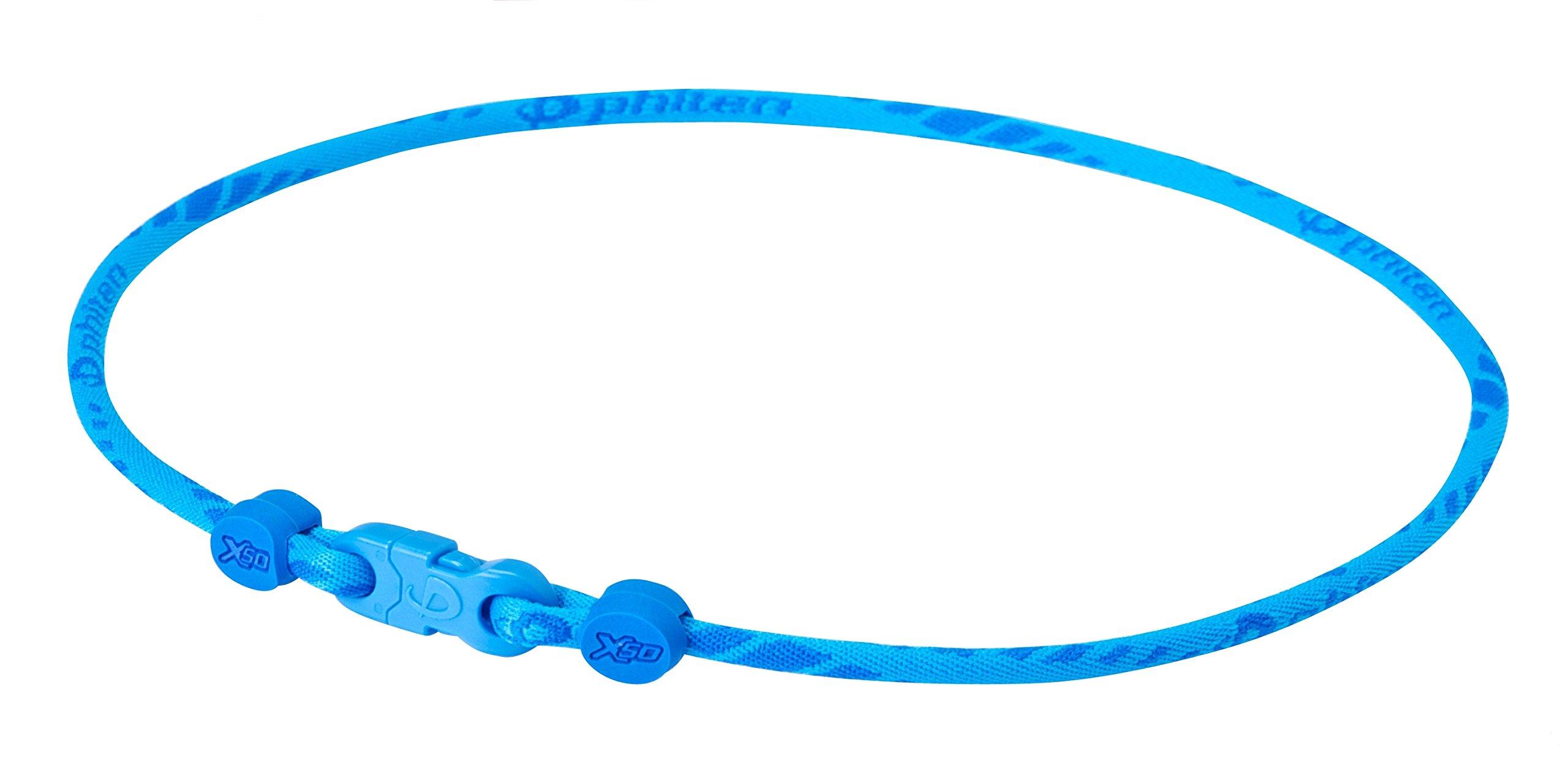 

Намисто Phiten RAKUWA Neck X50 Slim Type Blue 40 см синій