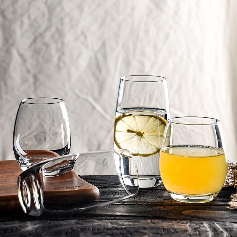 ZISIZ Handmade Glass Water Cup