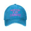 Your Dad Is My Cardio Sun Baseball Cap Humor y2k Cute UnisexTeens Washed Hip Hop Hats Hot Sale Print Outdoor Gym Snapback Cap